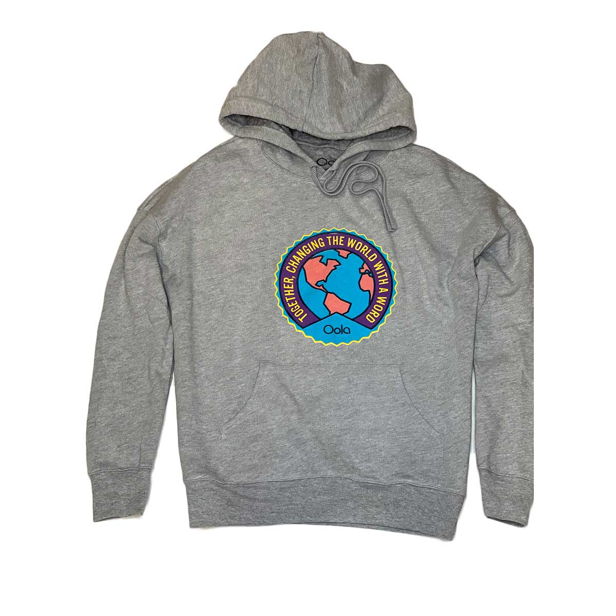 Grey Unisex TOGETHER CHANGING THE WORLD Hoodie